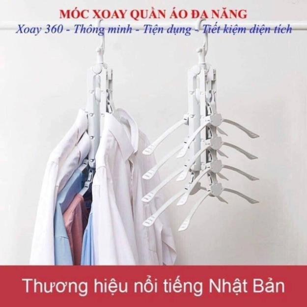 COMBO 2 MÓC ÁO XƯƠNG CÁ - MÓC ÁO GẤP GỌN ĐA NĂNG