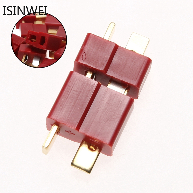 Set 5 cặp đầu nối chữ T mạ vàng cho pin Lipo cho máy bay RC HM