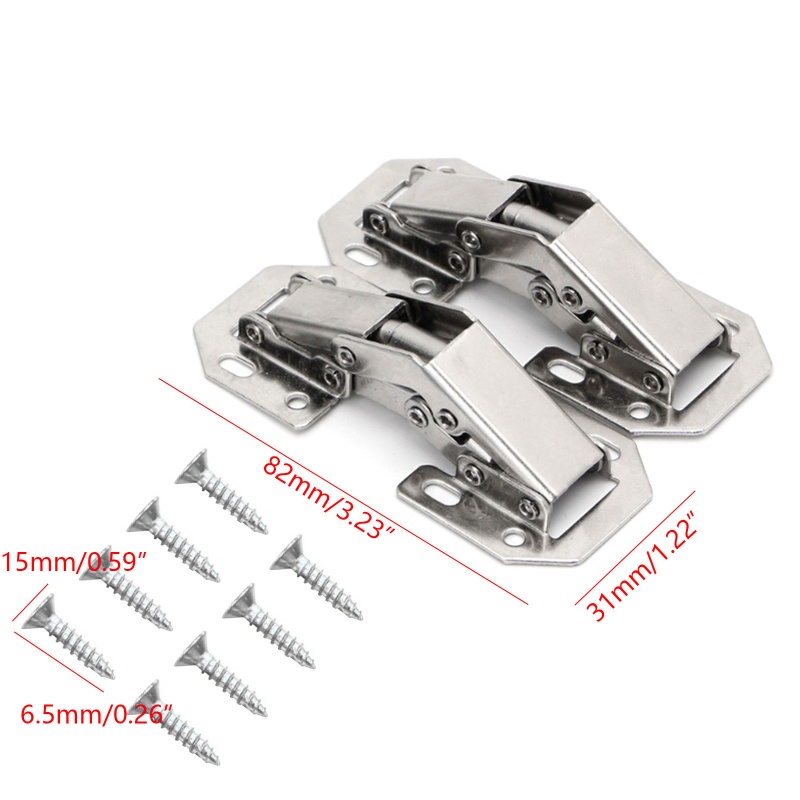 Set 2 Bản Lề Cửa 90 Độ Chuyên Dụng Cho Nhà Bếp