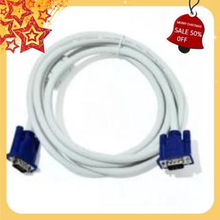Dây cap vga 1,5m , 3m, 5m, 10m trắng