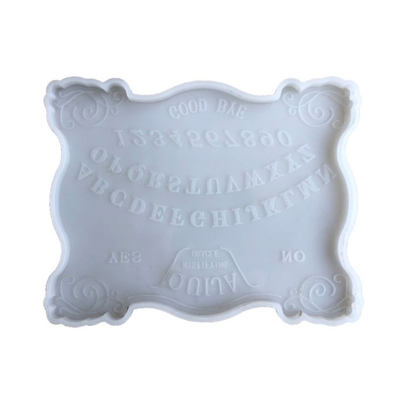 Khuôn silicon làm bảng trò chơi cầu cơ Ouija bằng nhựa resin epoxy trang trí nội thất/ hoặc làm khay phục vụ