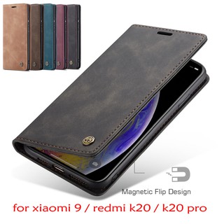 For Xiaomi Redmi K20 Pro K30 Pro Mi 9T/9T Pro Leather Wallet Case Card Slot Stand Flip Back Cover