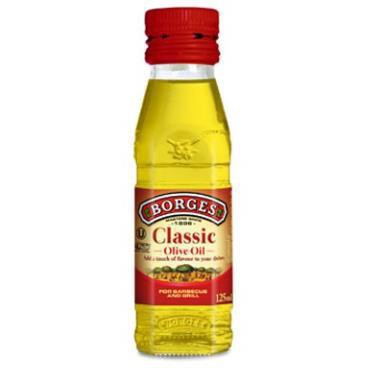 DẦU ÔLIU NGUYÊN CHẤT  OLIVE OIL - HIỆU BORGES 125 ml - mã:0927