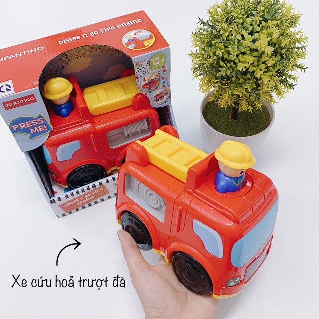 Xe đồ chơi cứu hỏa Infantino
