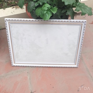 Combo 3 chiếc khung hoa trắng hoa văn (30x42)