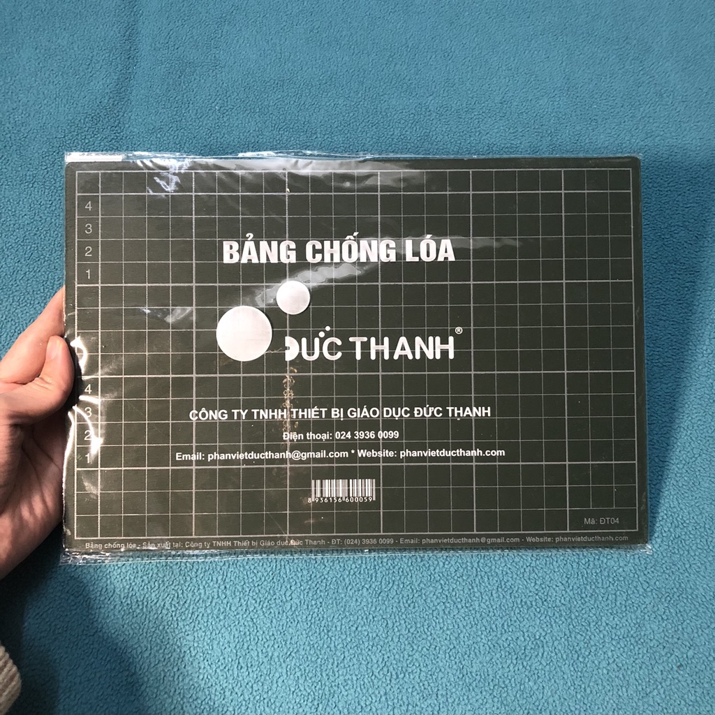 Bảng VIẾT PHẤN chống lóa ĐỨC THANH - ô li rõ ràng cho học sinh