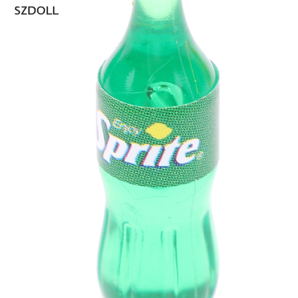 Bộ mô hình chai nước ngọt mini trang trí nhà búp bê tỉ lệ 1:12 DOM