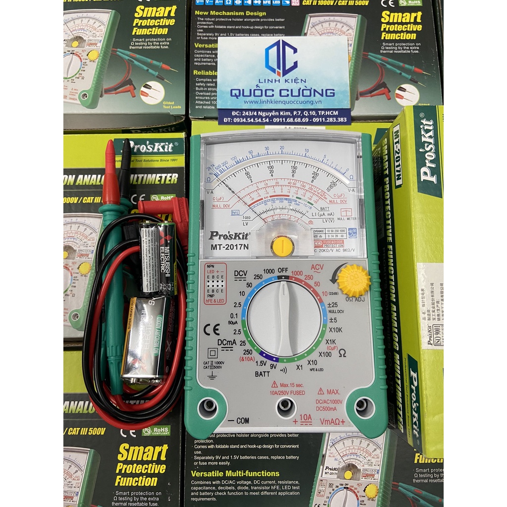 Đồng hồ kim Pro’skit MT-2017N