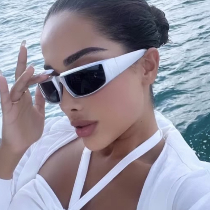 (AIMURUSI) COD Kính Râm Chống Tia Uv Y2K Thời Trang Phong Cách Mỹ Cho Nam Và Nữ