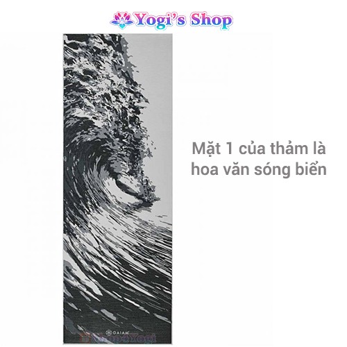 Thảm Tập Yoga PVC Hoa Văn 2 Mặt Relax 6mm | Hàng Đài Loan Xuất Khẩu