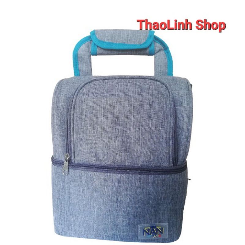 Balo Bỉm sữa 2 ngăn ( Quà tặng sữa Nan)