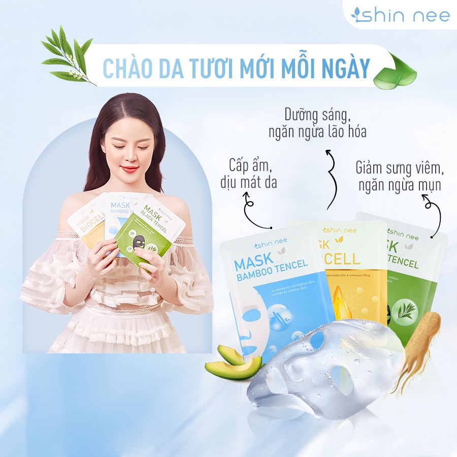 Combo 3 mặt nạ chăm sóc mọi vấn đề của da Shin Nee (3 miếng)