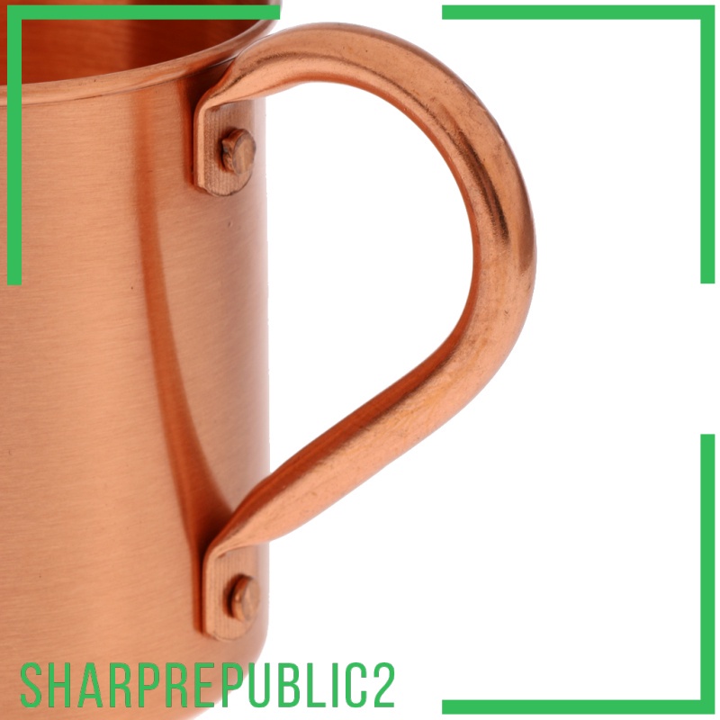 350ml 100% Pure Copper Drinking Cold Beer Bar Mug Coffee Tea Cup with Handle