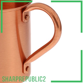 350ml 100% pure copper drinking cold beer bar mug coffee tea cup with handle