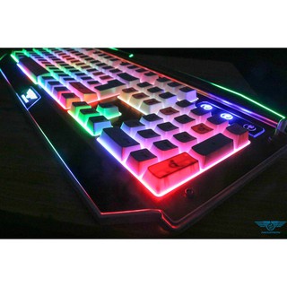 ❀✤Bàn phím bán cơ Newmen GM100 cũ thanh lý phòng net VIP đang sử dụng tốt_ chơi game Full Led