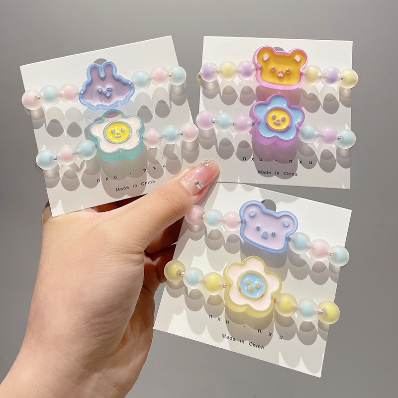 Vòng Đeo Tay Co Giãn Đính Hạt Phong Cách Thời Trang Hàn Quốc 2022