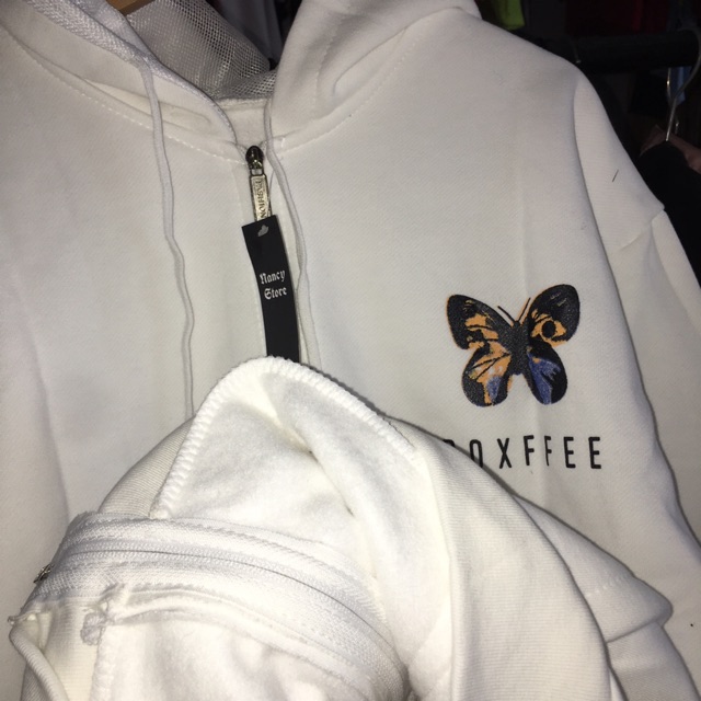 Áo khoác hoodie nỉ dây kéo form rộng BƯỚM Ulzzang (ẢNH THẬT) | BigBuy360 - bigbuy360.vn