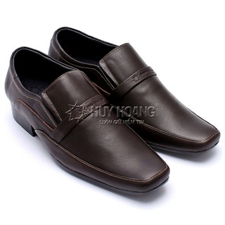 Giày nam da bò màu nâu đất ph7134