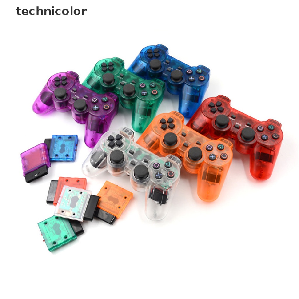 Tay Cầm Chơi Game Không Dây 2.4GHz Nhiều Màu Sắc Dành Cho PS2