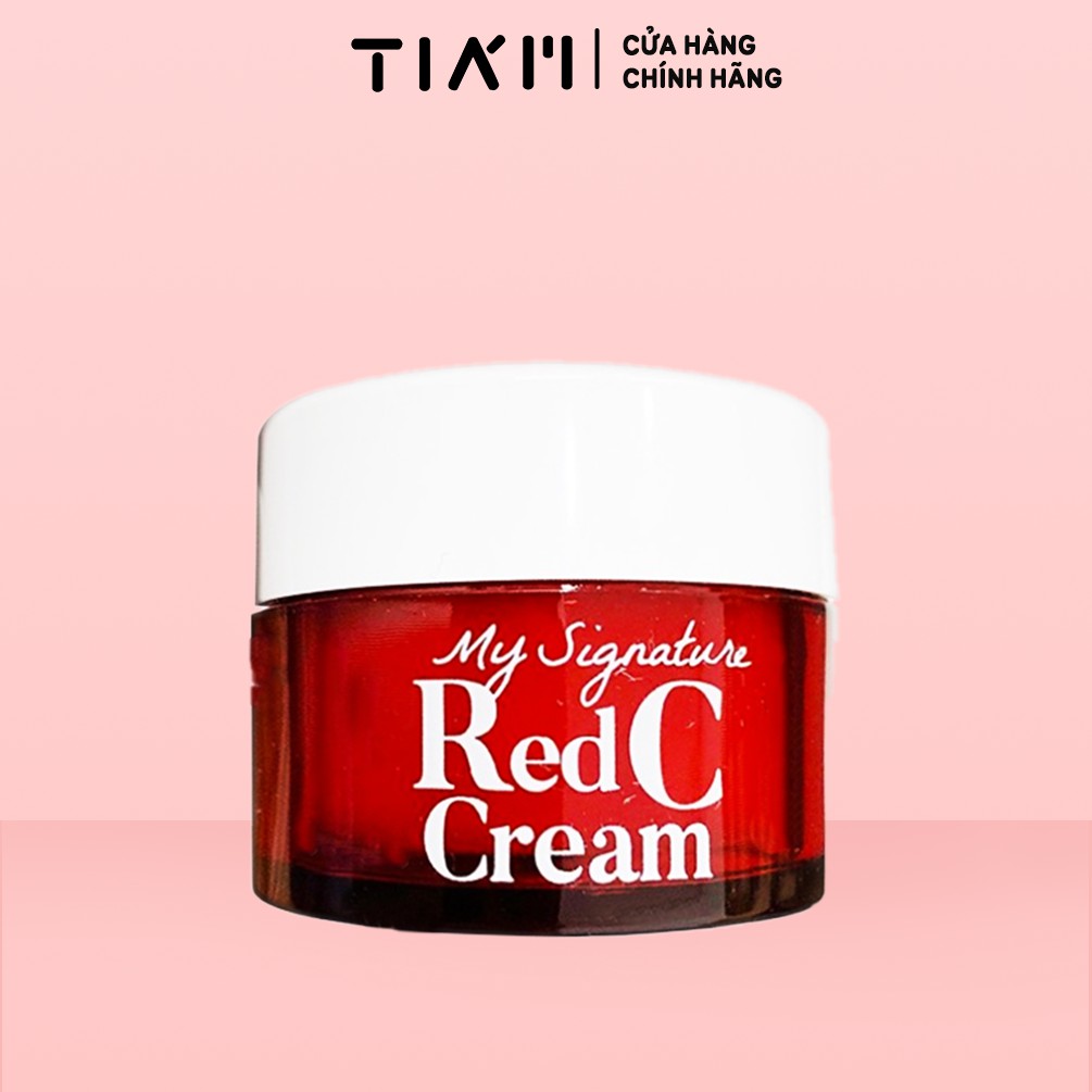 [Mini size] Kem Dưỡng Trắng Da Và Phục Hồi Da Tiam My Signature Red C Cream 15ml