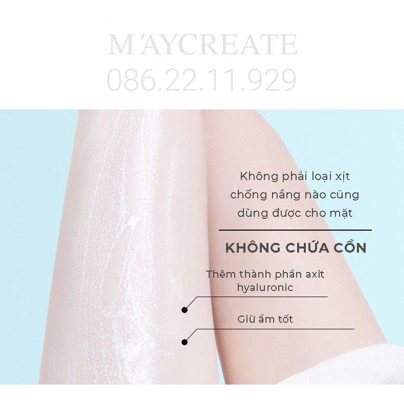 Xịt Chống Nắng Maycreate Hàng Nội Địa Trung