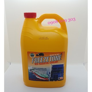 Nước làm mát động cơ ô tô FREEZETONE RED RADIATOR COOLANT USA-Đỏ 3.79 lít