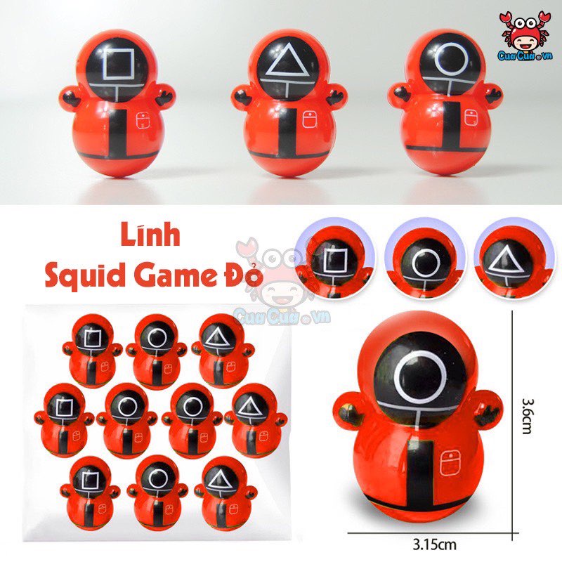 Lật Đật mini Dễ Thương Siêu Đáng Yêu Đồ Chơi Cho Bé.