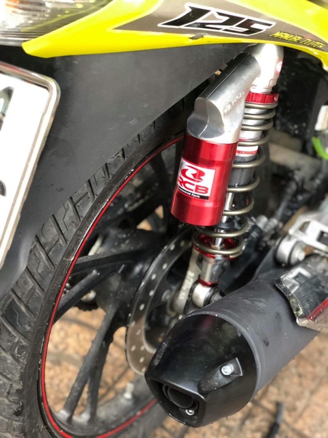 Phuộc RCB chính hãng có bình dầu bảo hành 6 tháng xì dầu đổi mới