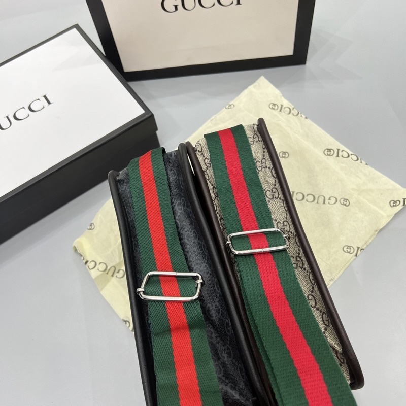 Túi chéo Gc tag da có hộp kèm - Túi da nam cao cấp