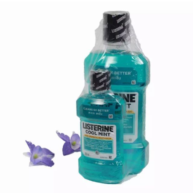 Nước súc miệng LISTERINE 750ml tặng kèm chai 250ml Thái Lan