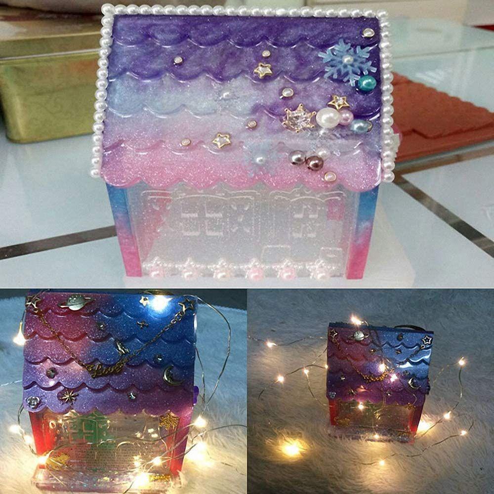 Khuôn Làm Trang Sức Hình Ngôi Nhà Giáng Sinh DIY