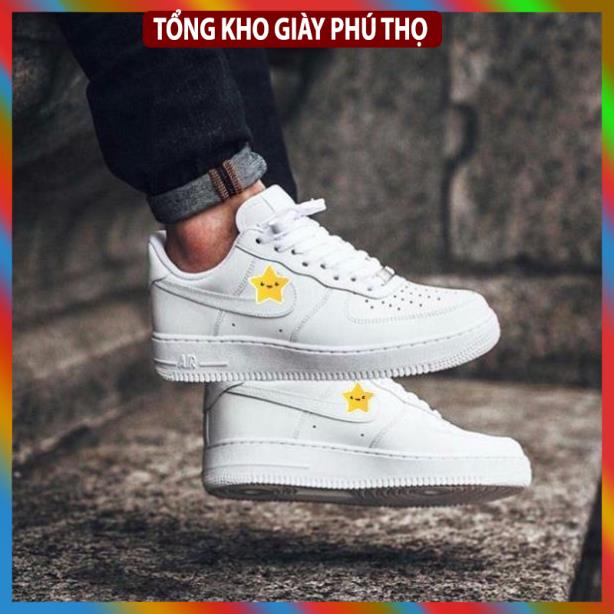 Giày thể thao air force 1 trắng, Giày sneaker AF1 trắng nam nữ siêu hot dễ phối đồ 2023