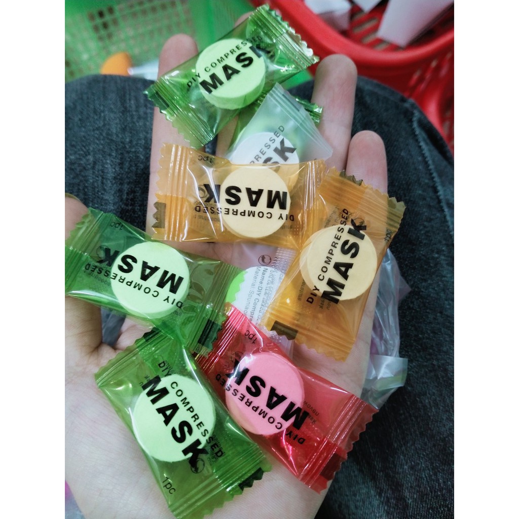 [⚡SIÊU TIỆN LỢI⚡] Mặt Nạ Giấy Nén Dạng Viên Kẹo Đút Túi Du Lịch Tiện Lợi 88232 Lamon Store