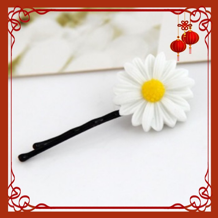 Buộc tóc hoa cúc