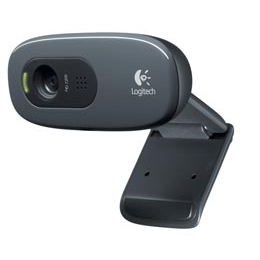 Máy tính xách tay Logitech C270 Webcam HD 720p Màn hình rộng để gọi điện video và ghi âm
