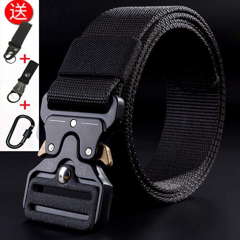 Thắt Lưng nylon Khóa Hợp Kim 4.1 Phong Cách Quân Đội Cho Nam