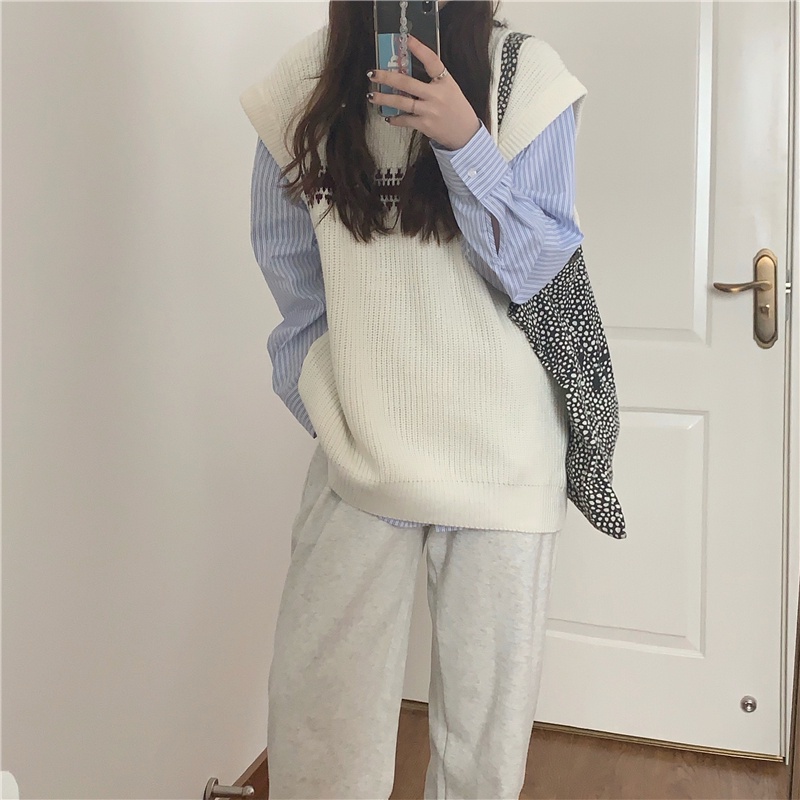 Áo Sơ Mi Tay Dài Kẻ Sọc Thời Trang Hàn Quốc Cho Nữ | BigBuy360 - bigbuy360.vn