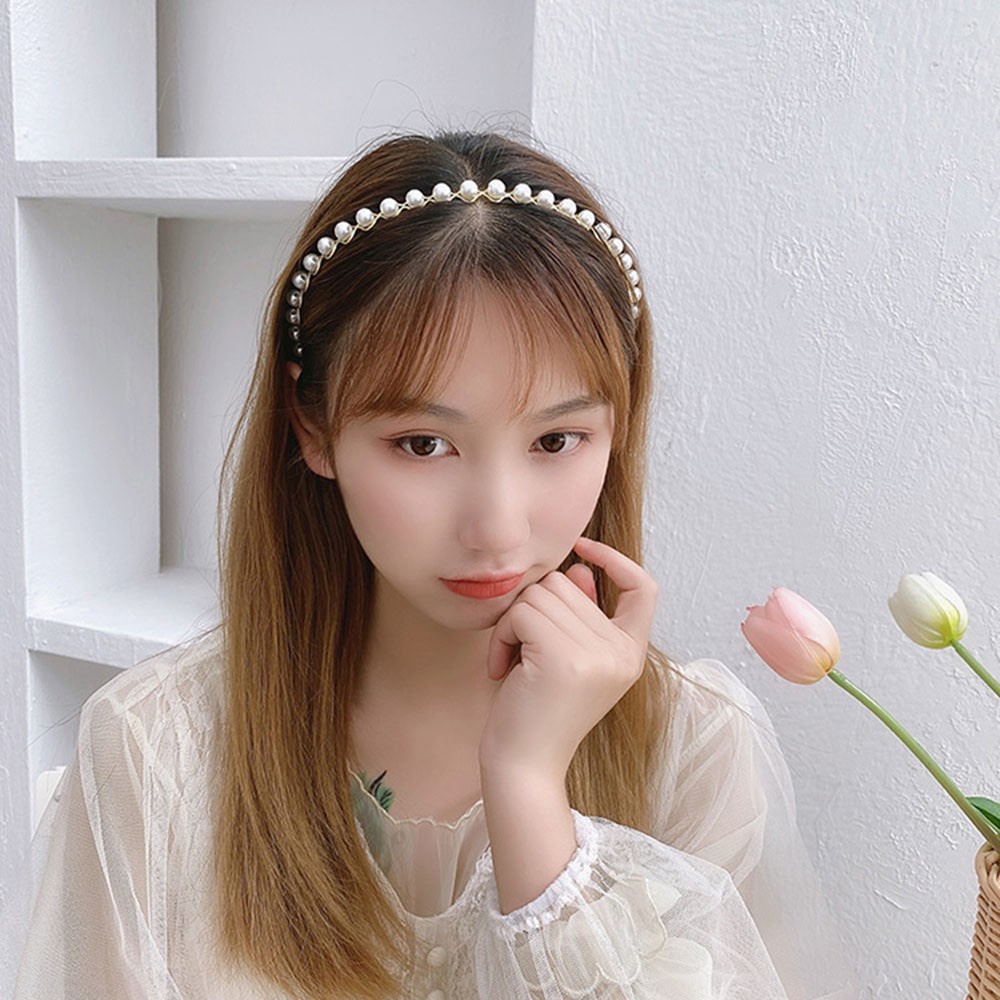 Bằng Đô Cài Tóc Đính Ngọc Trai Sang Trọng Cho Nữ