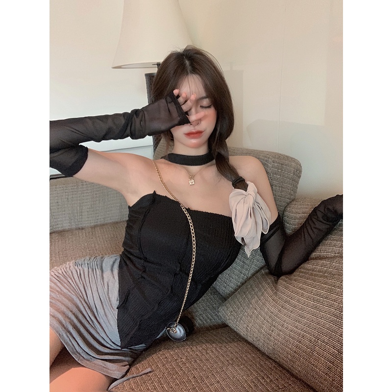 Áo Thun COZOK Nữ Tay Dài Lệch Vai