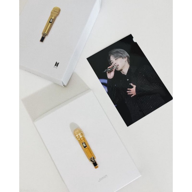 BTS MIC BADGE | PIN CÀI ÁO - MIC BTS (OFFICIAL, HYPE INSIGHT)