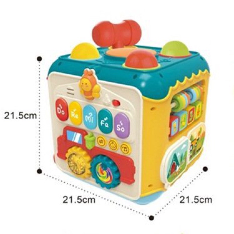 Hộp âm nhạc đa năng thả khối thông minh, đập bóng