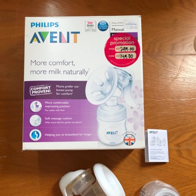 Philips Avent Comfort Proven  máy hút sữa bằng tay thanh lý