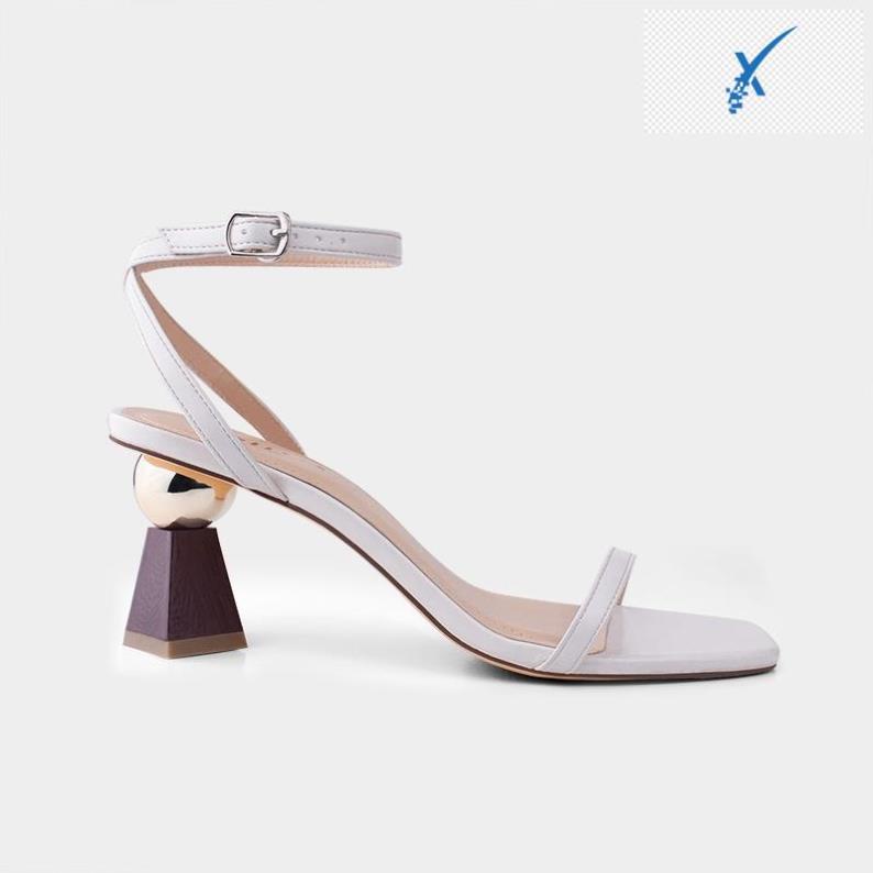 🖐️ Giày Sandal DILY Gót Trụ Hình Học Quai Mảnh Cao 7cm_AA0276 🖐️