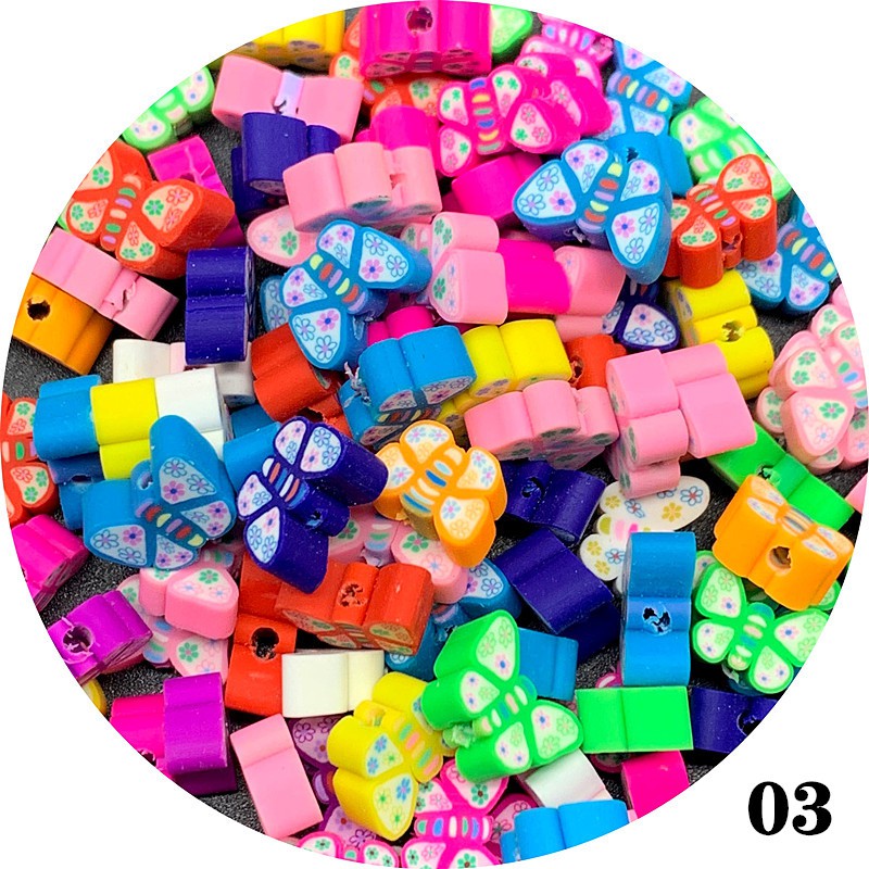 Gói 30 hạt đất sét polime dùng làm đồ thủ công trang trí