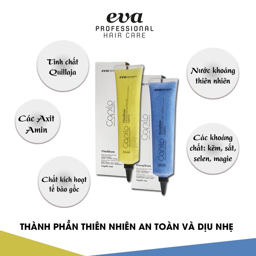 Tẩy da chết da đầu Peeling Capilo Eva Professional Tây Ban Nha