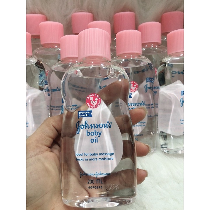 Dầu mát xa dưỡng ẩm Johnson's baby oil 50ml - 200ml