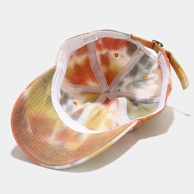 Mũ Lưỡi Trai Chất Liệu Cotton Thêu Màu Gradient Phong Cách Hiphop