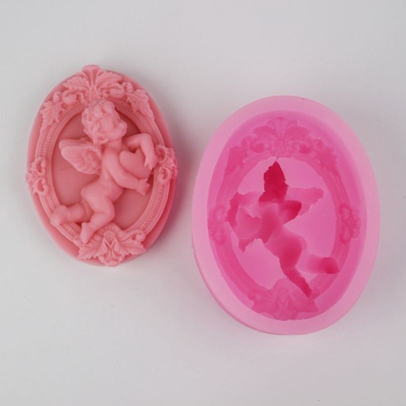 1 Khuôn Làm Bánh Quy Hình Thiên Thần Bằng Silicone