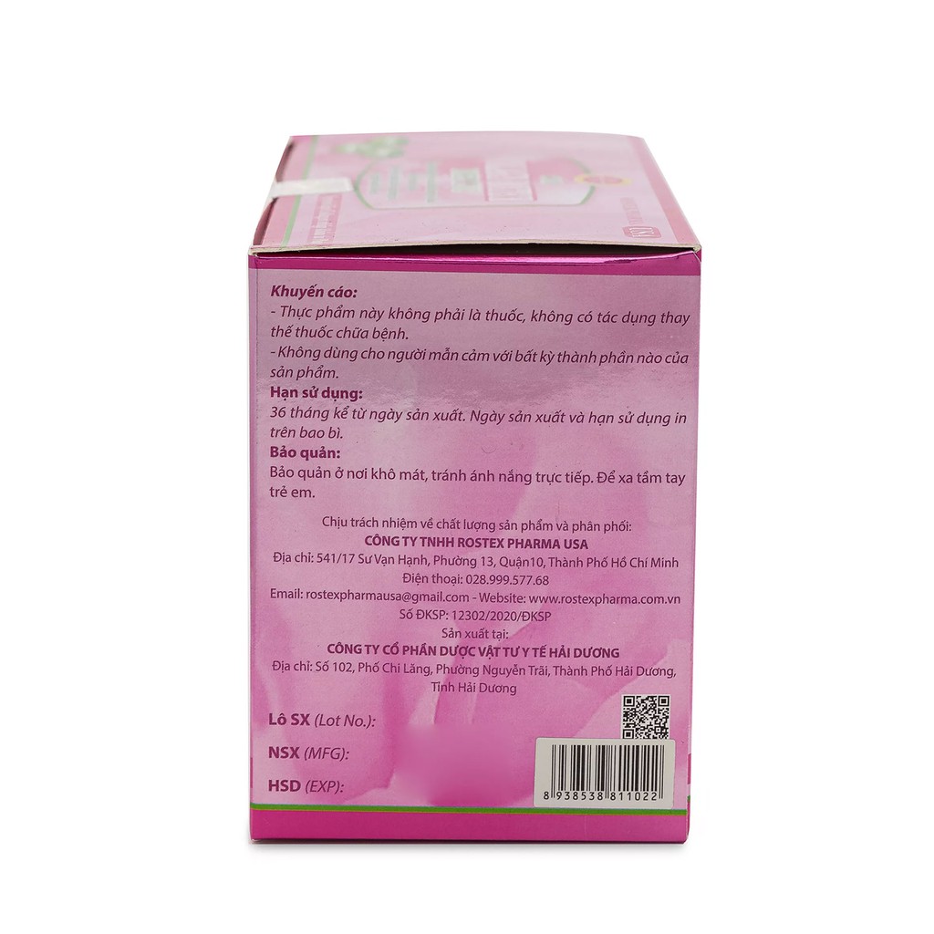 Cốm Collagen Diệp Lục Roxtech giúp đẹp da,  mờ nám sạm da, tăng nội tiết tố nữ