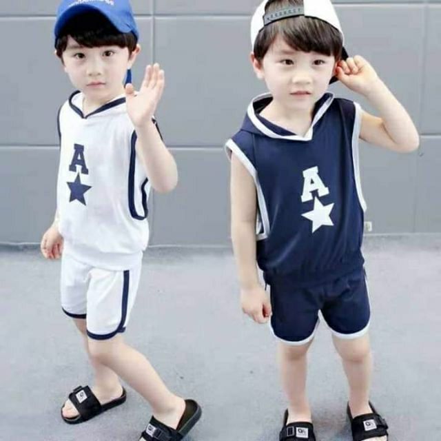 HOT TREND | BỘ CHỮ A UNISEX THỜI TRANG PHONG CÁCH THỂ THAO CỰC CHẤT CHO BÉ 8-18 KG